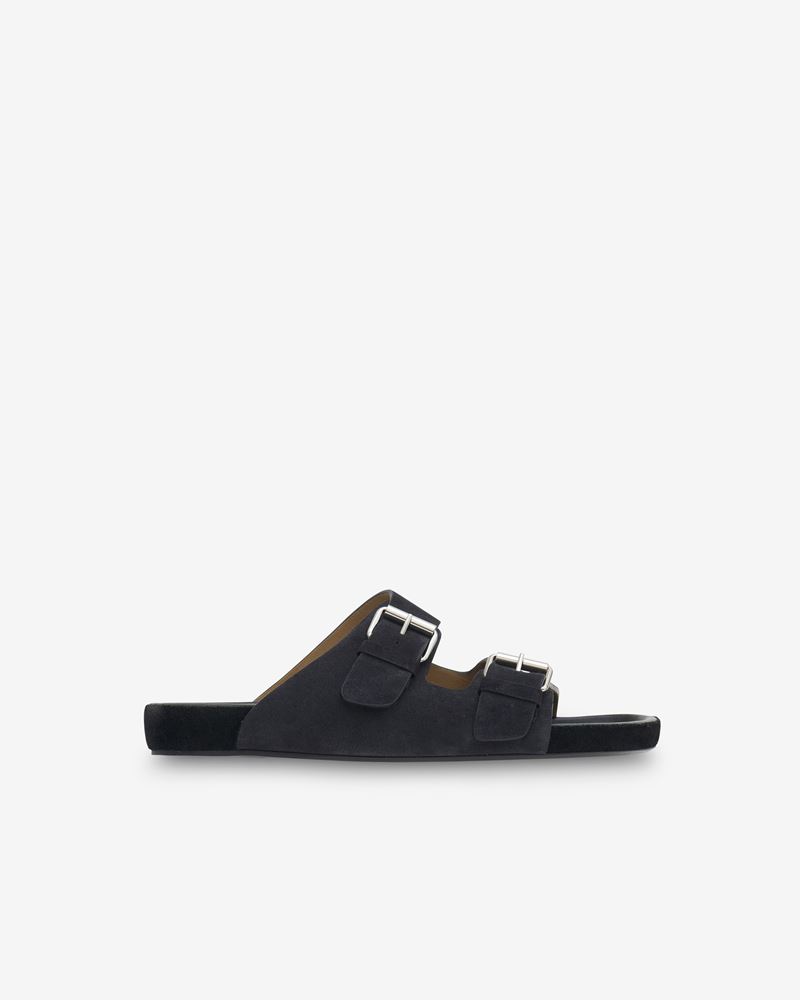 LEKSON SUEDE LEATHER SANDALS